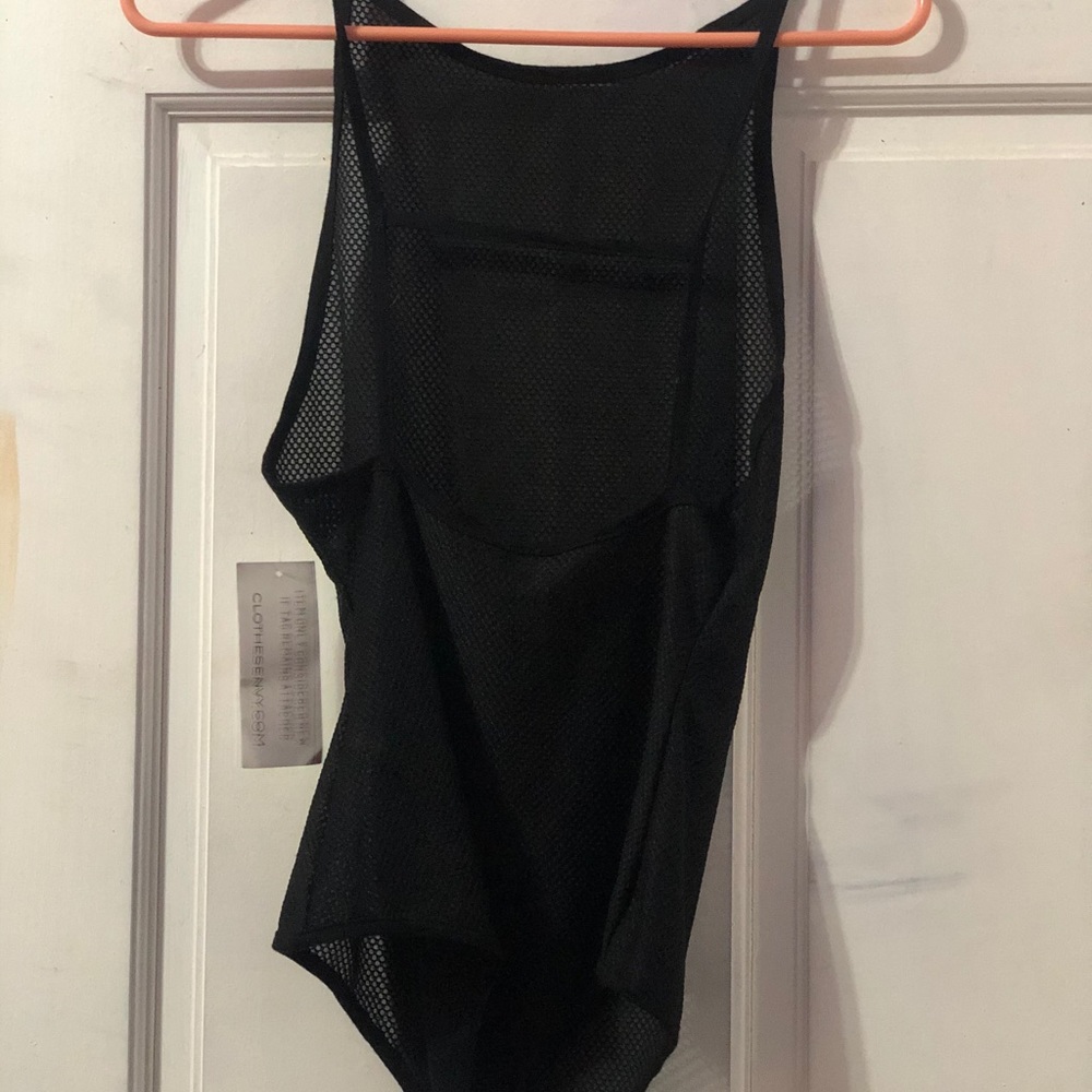 Black Fishnet Bodysuit